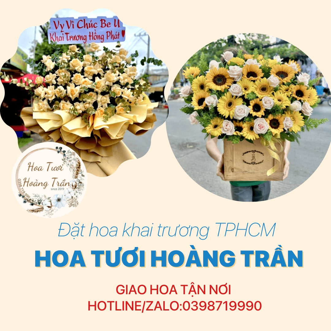 Đặt hoa khai trương TPHCM chọn ngay shop hoa tươi Thủ Đức - Hoatuoihoangtran.com